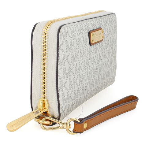 michael kors jet set wallet vanilla|michael kors vanilla jet set.